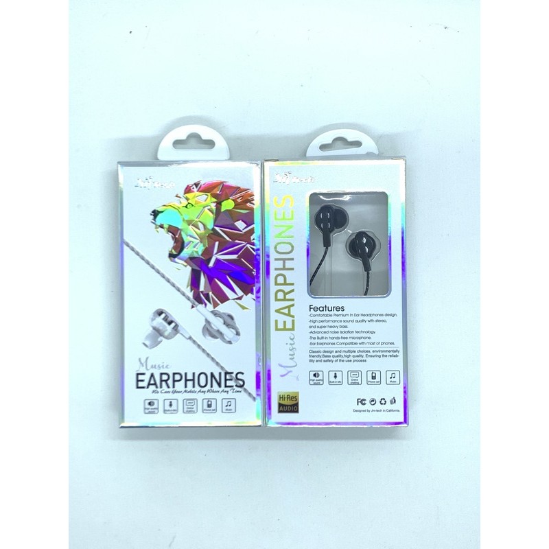 Headset Earphone Original 100% Jm tech Earphone JMT JM-8 Double Speaker Super Bass