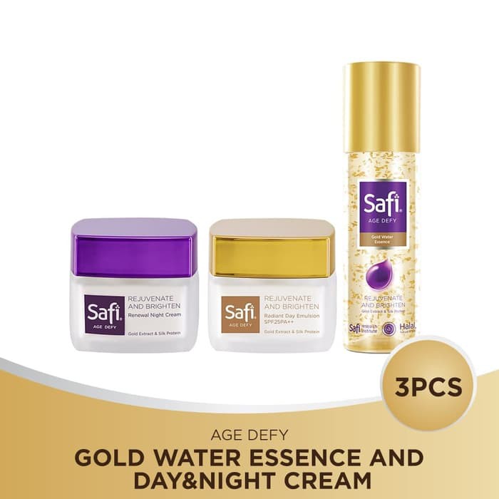 Safi Age Defy Gold Water Essence and Day&Night Cream