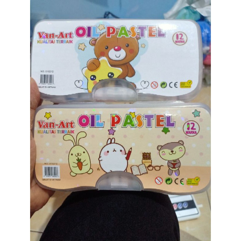 

(160gr) 1pak Crayon oil pastel 12