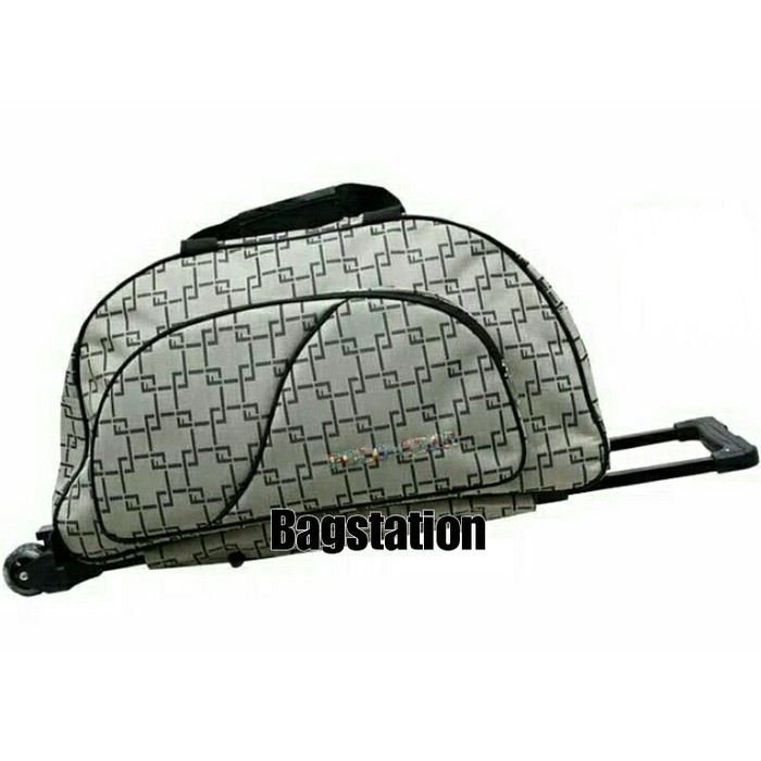 TAS KOPER CABIN TRAVEL BAG TROLI POLO GEAR RODA ORIGINAL IMPORT