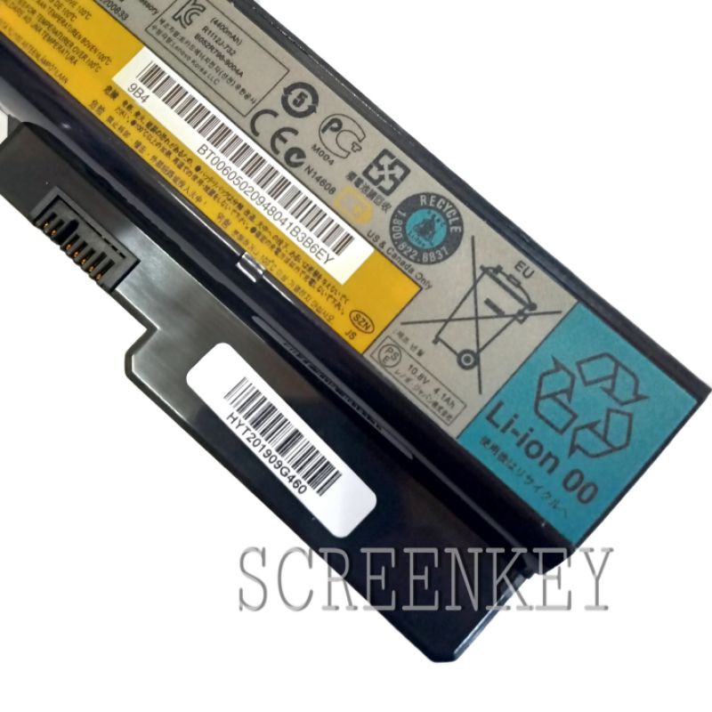 Baterai Batre Laptop Lenovo G460 G465 G470 G475 B470 B570 Z460 V470 V470C B470 B475 V370 L09S6Y02