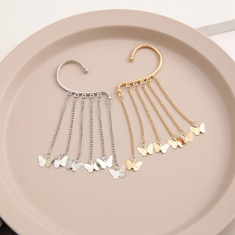 Anting Gantung Panjang Model Rumbai Aksen Berlian Imitasi Gaya Korea Untuk Wanita