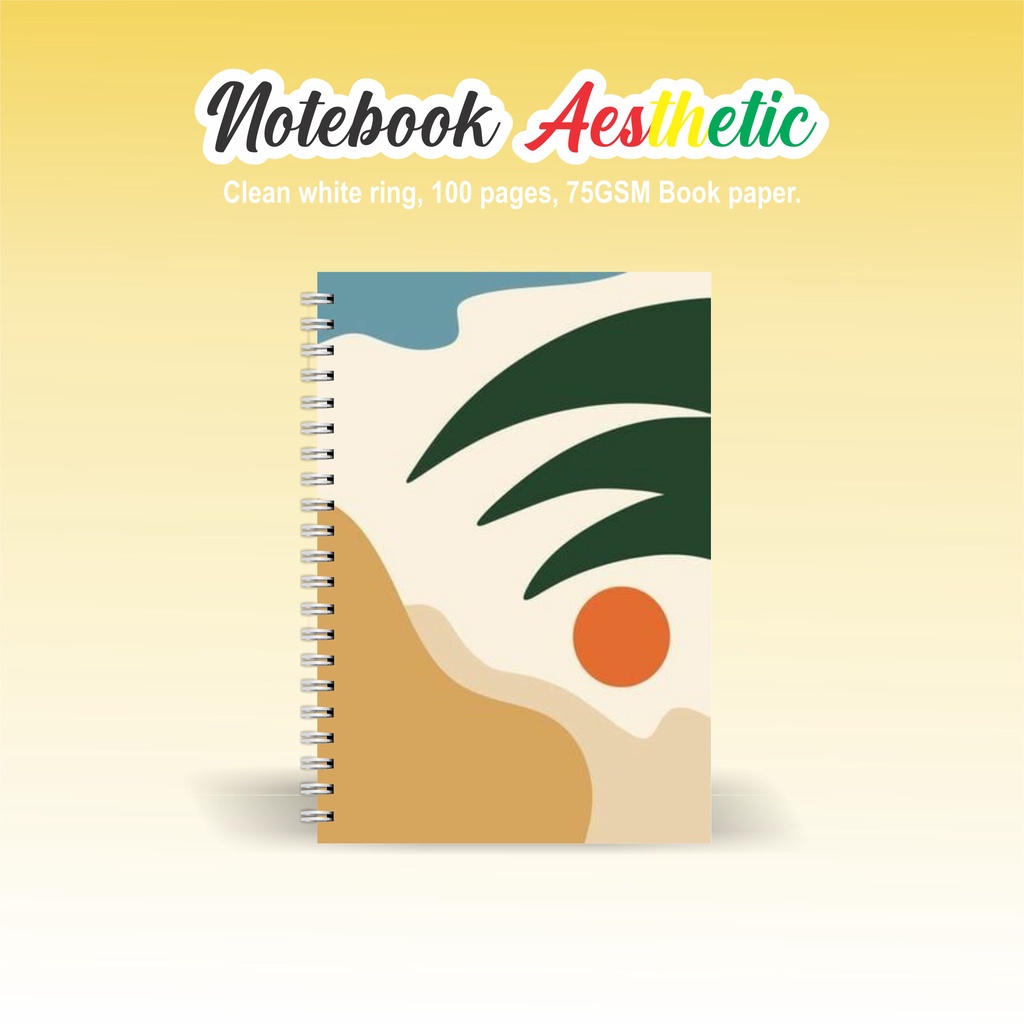 

Notebook Aesthetic BOOKPAPER GRID/KOTAK2#DOTTED/TITIK2#BLANK/POLOS#GARIS/LINE