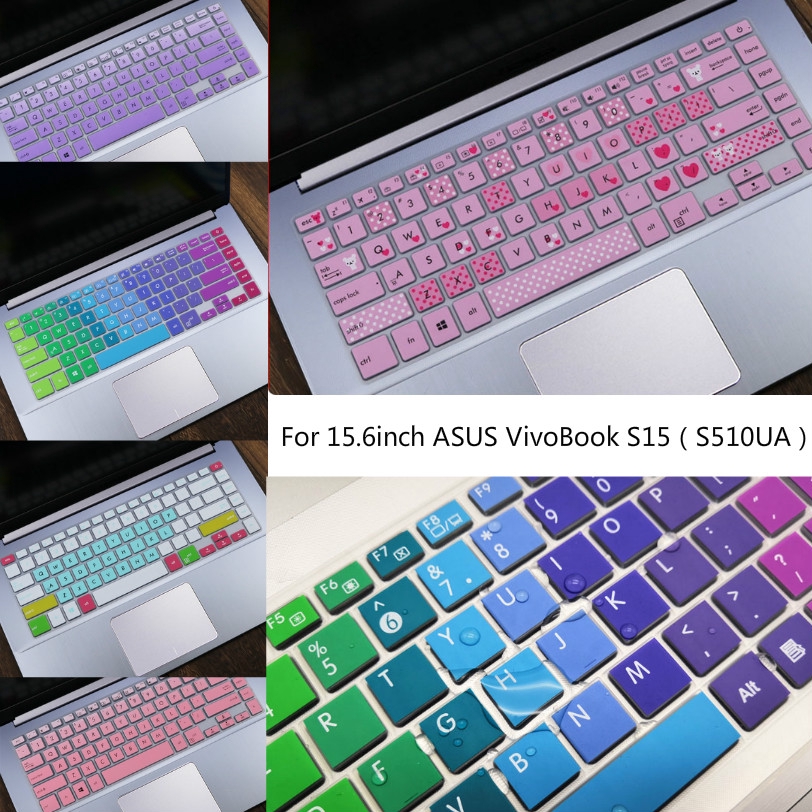 Cover Pelindung Keyboard Bahan Silikon Lembut Ultra Tipis Untuk Asus Vivobook S15/S510Ua 15.6 &quot;