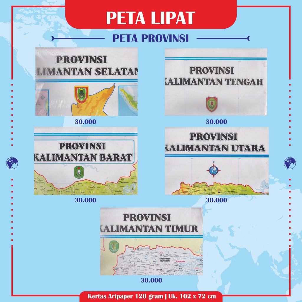 

PETA LIPAT PROVINSI Kalimantan Selatan Kalimantan Tengah Kalimantan Barat Kalimantan Utara Kaltim