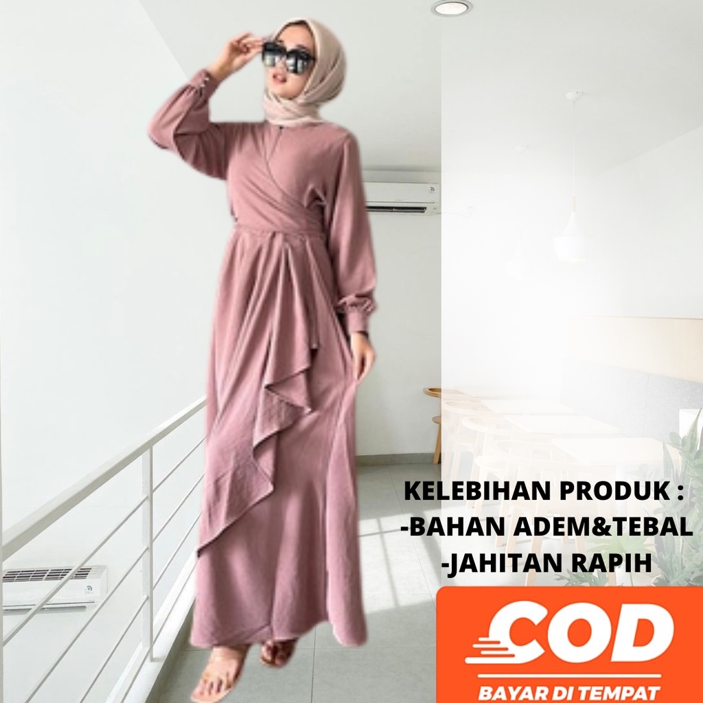 Baju Gamis Syari Wanita Terbaru Sada Dress Murah gamis terbaru 2022 model terbaru kekinian