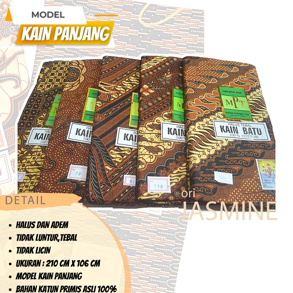 Kain batik meteran murah jarik batik tebal halus original kwalitas super  primis MPT SALAM MANIS