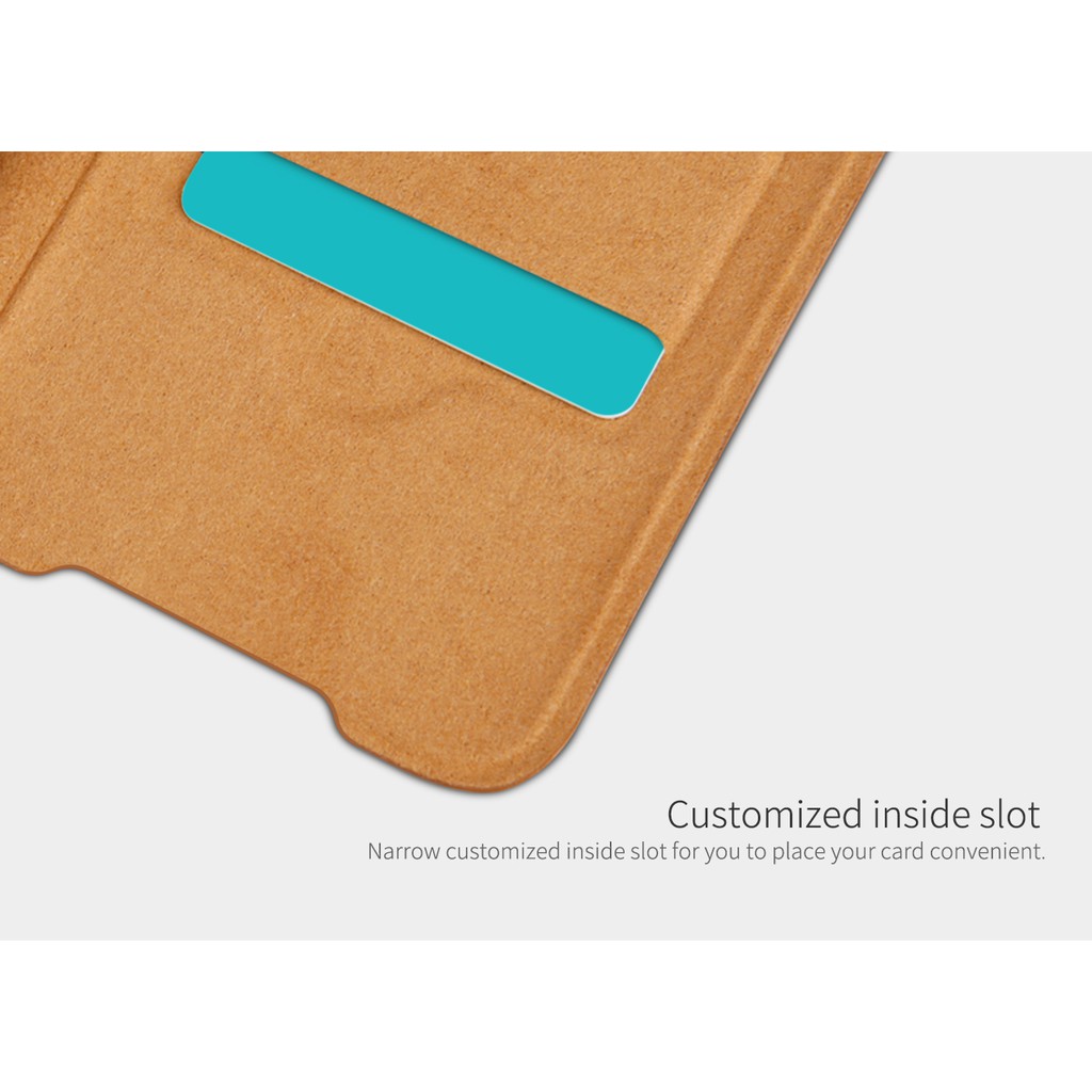 Flip Cover Xiaomi Mi CC9 Pro Note 10 Pro Nillkin Qin Leather Flip Case Original