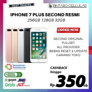 BEKAS IPHONE 7 PLUS 256GB 256 128GB 128 32GB 32 SECOND RESMI | Pernah Dipakai