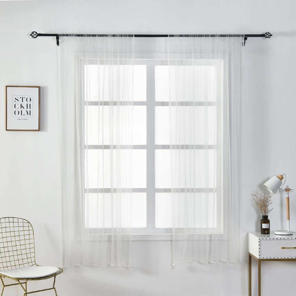 1x15m Blackout Window Curtains Tulle Blinds Sheer For Living Room Bedroom Shopee Indonesia