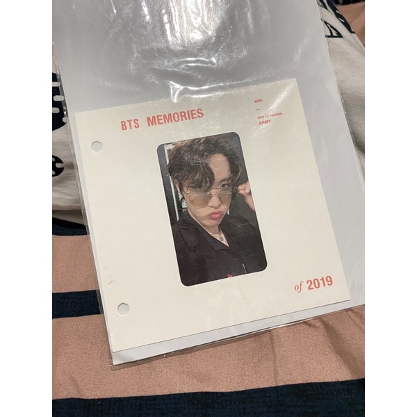 (Booked) BTS jhope photocard dvd bluray memories of 2019 good condi hoseok pc blu-ray BR memo 19