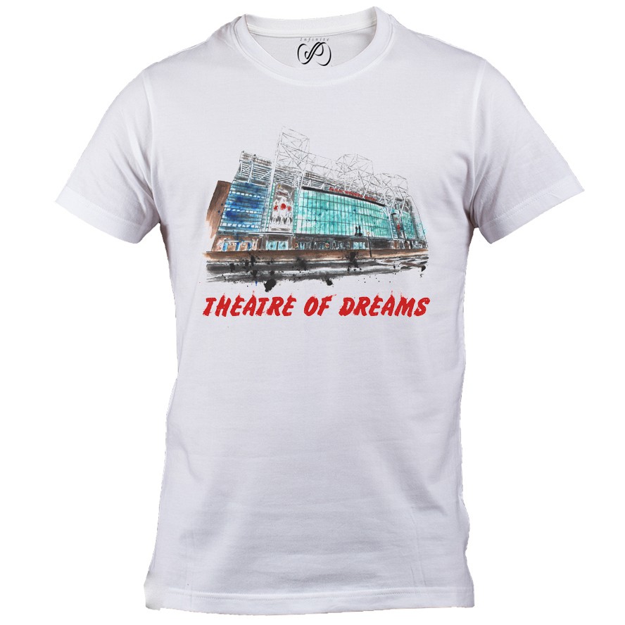 Kaos Baju Custom Soccer Fans Football Manchester United MU - Old Trafford Stadion