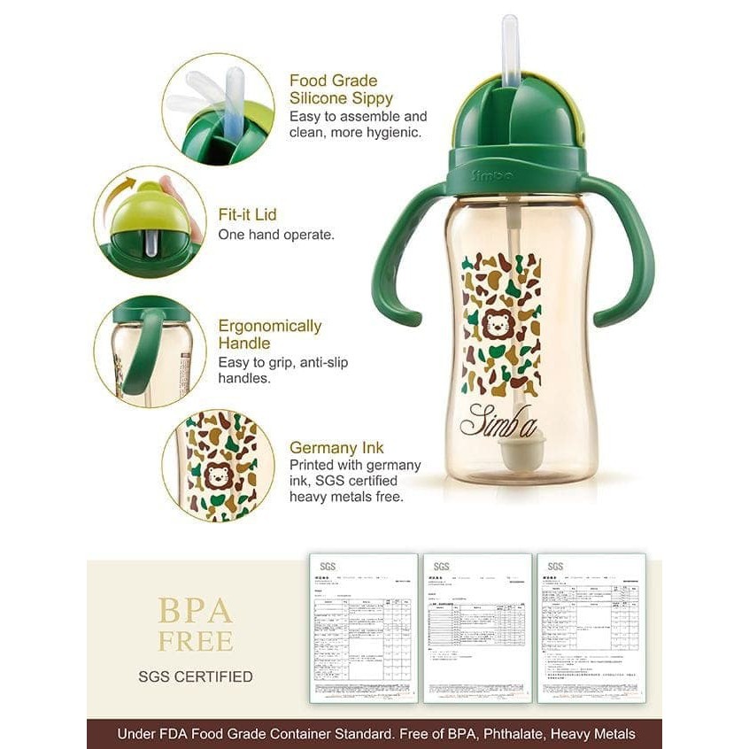 Simba PPSU Sippy Cup Wild Nature 240ml 6m+