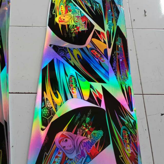 Striping hologram yamaha vixion new