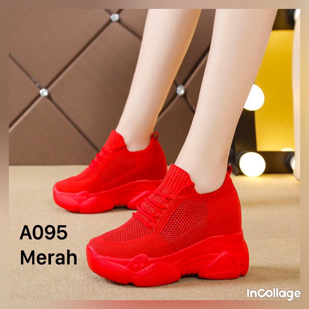 SEPATU WEDGES KORES#A095