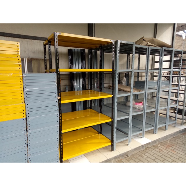 Boltless Rack Home Storage Warehouse Store Room Office File Heavy Duty Rack Rak Besi Rak Barang Office Rack 铁架 White Shopee Malaysia