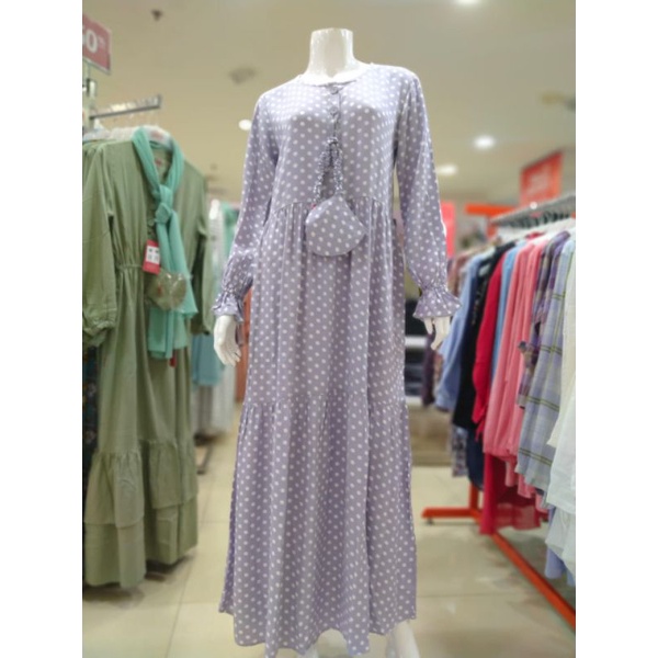 gamis rilley matahari polkadot NEW