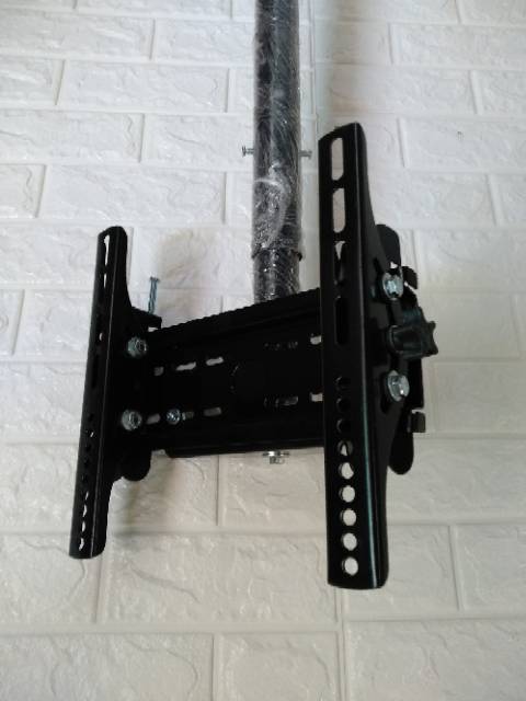 Bracket TV Gantung Plafon 43 40 32 29 24 inch Adjustable 2 Meter Premium Model