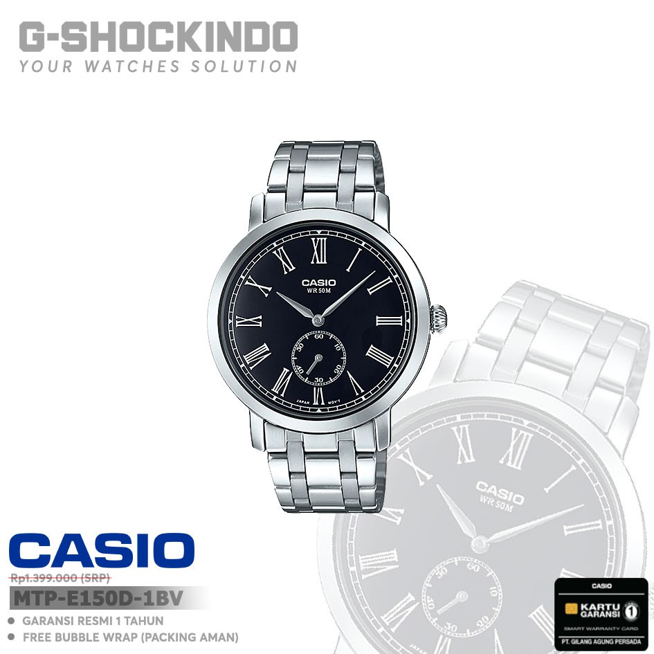 Casio General MTP-E150D-1BV / -2BV / -7BV Original