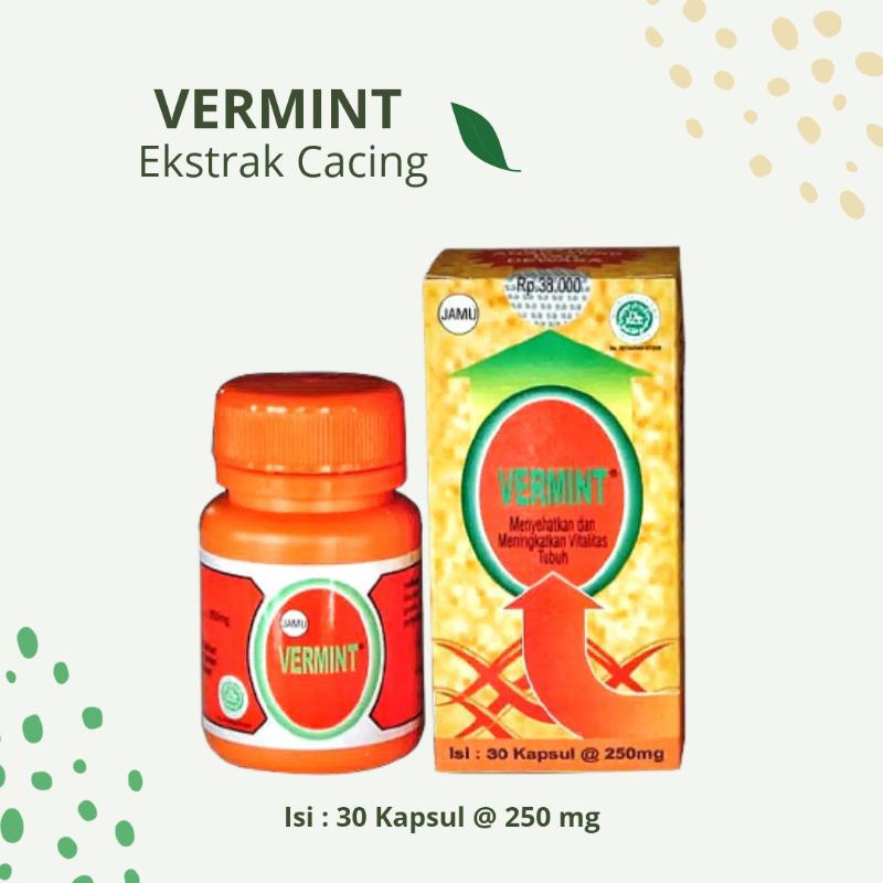 Vermint Ekstrak Cacing 12kapsul Tipes Typus