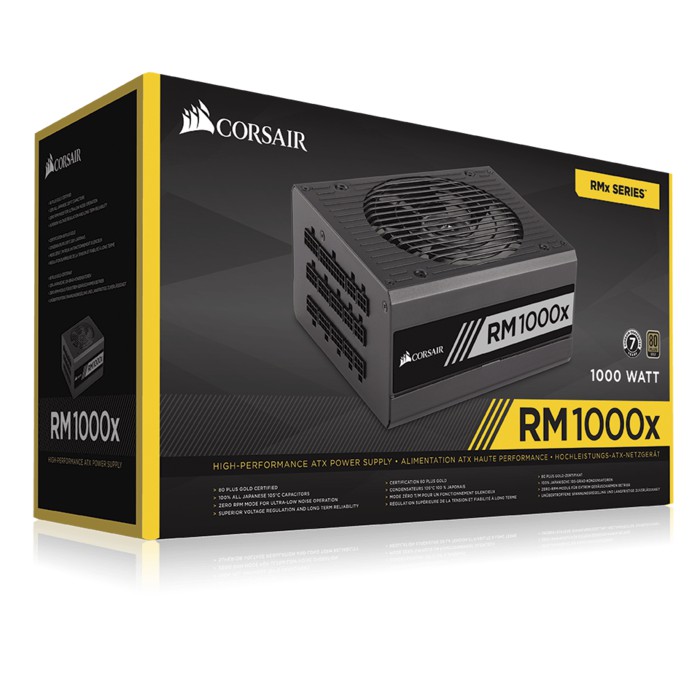 PSU CORSAIR RMX 1000W GOLD / RM1000x 1000 Watt 80 PLUS Gold