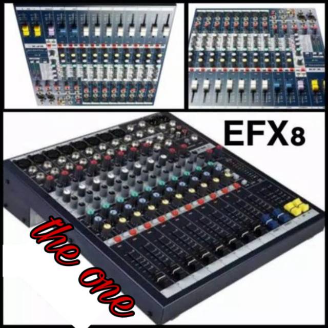 MIXER AUDIO SOUNDCRAFT EFX8