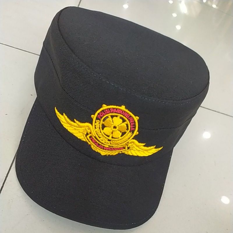 TOPI KOMANDO HITAM dan KREM POL PP