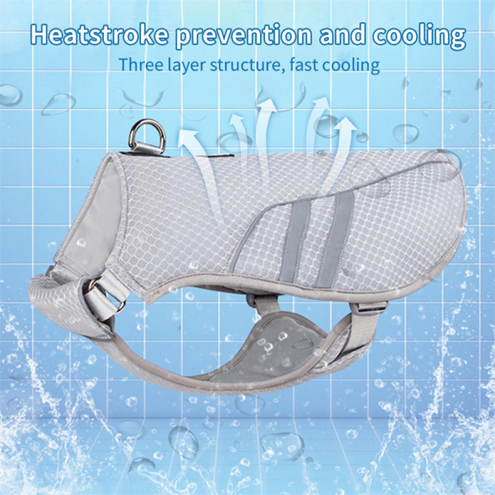 Timekey Rompi Anjing Adjustable Ukuran S-XL Untuk Musim Panas F5O8