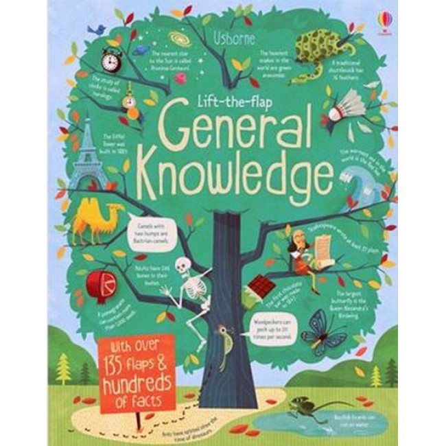 USBORNE/ Buku ensiklopedia anak /  Lift the Flap General Knowledge - over 135 flaps to flip