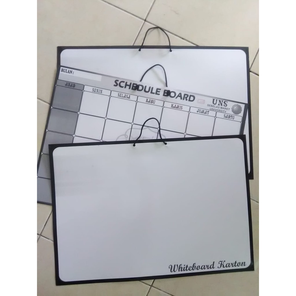 

Whiteboard Karton Kecil Beli 3 Bonus 1 Spidol