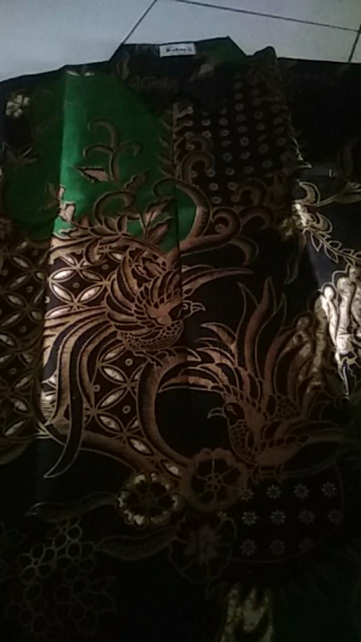 Proboseto Hijau Kemeja Batik Pria Full Furing Bahan Katun Primisima
