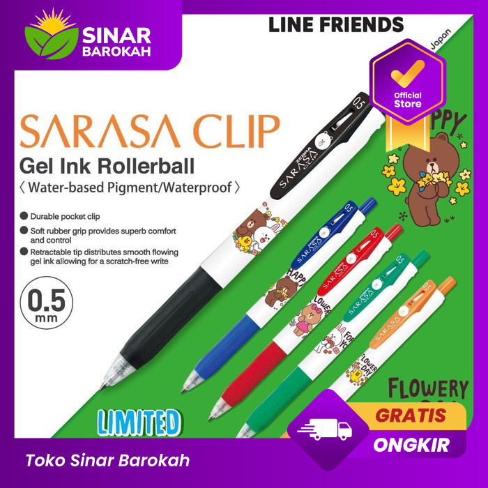 

Bolpen Zebra Sarasa Clip 0.5 Line 2