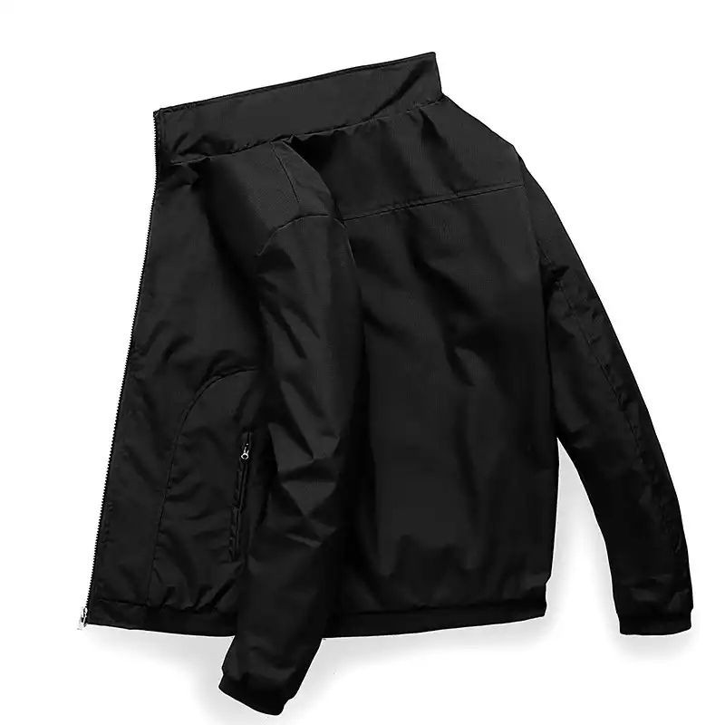 Jaket kerah tinggi fashion pria terbaru