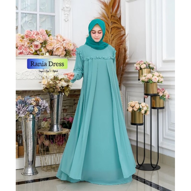 GAMIS MAXY CERUTY BABYDOOL TERBARU/AYESYA MAXY/GAMIS WANITA JUMBO FASHION MUSLIM WANITA FULL FURRING/GAMIS XL/RANIA DRESS GALERRY HANIFAH/FAR MOSLEMSTORE