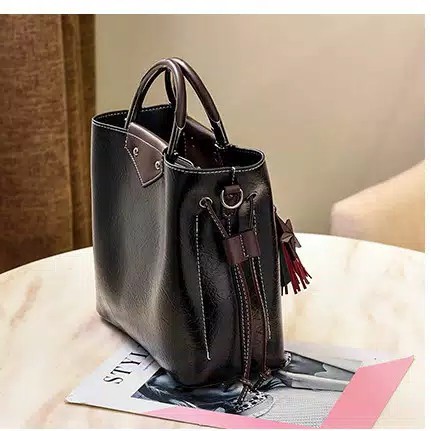 [COD] LB - New arrival tas wanita fashion import terbaru masa kini free gantungan cantik / 256