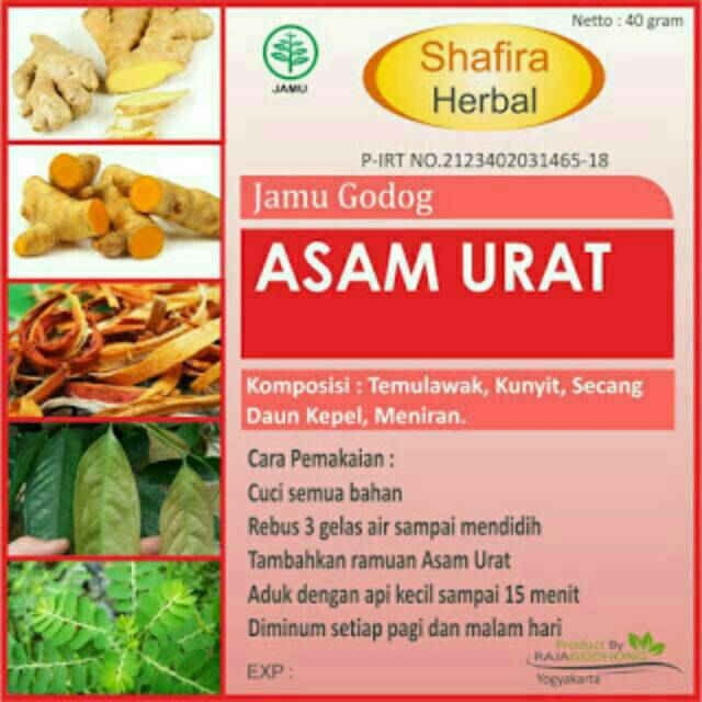 

Jamu Godog Untuk Asam Urat 100% Herbal