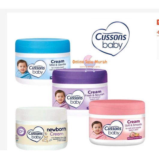 Cusson Baby Cream 50 gr krim bayi cusson Baby Cream