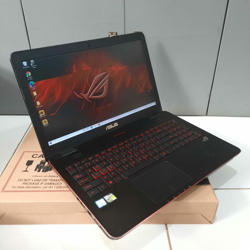 Laptop Asus ROG GL753VE Cor i7-7700HQ 17inch Ram 16Gb/ 8Gb /SSD 256GB +HDD 1TB GTX1050Ti 4Gb