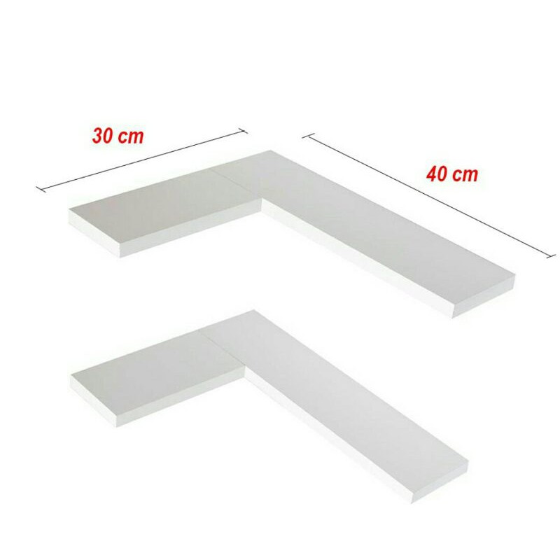 rak dinding siku 40x30