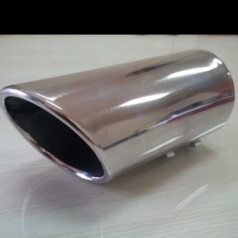 Muffler buntut knalpot model miring (6cm) mobil Karimun Wagon R