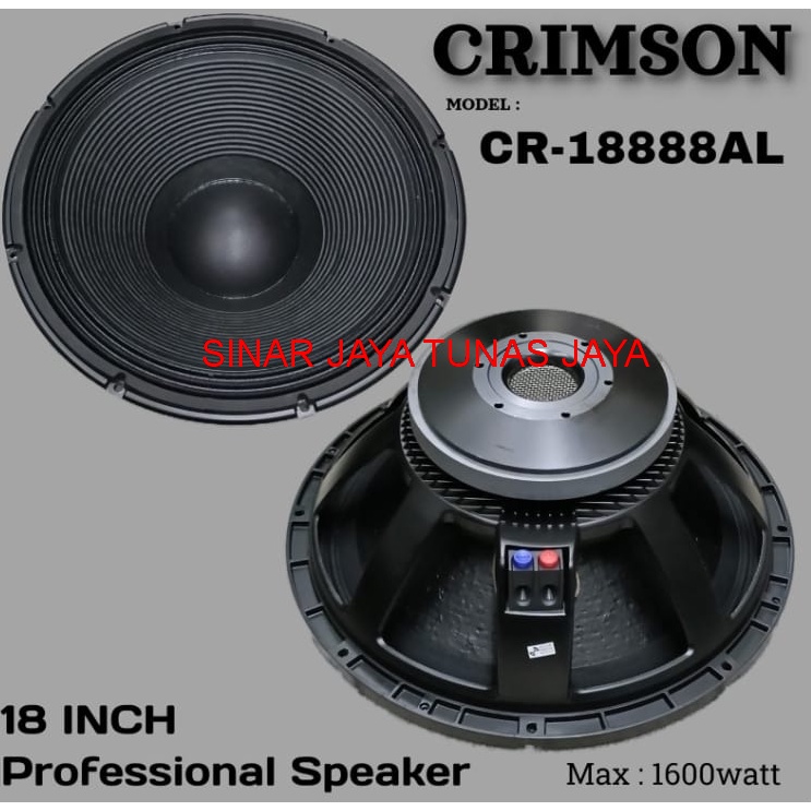 SPEAKER 18 INCH CRIMSON CR 18888AL CR 18888 AL