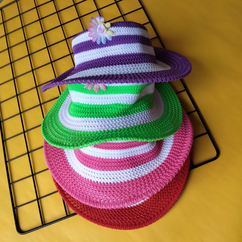 topi pantai dudukuy anak perempuan 1-3 tahun