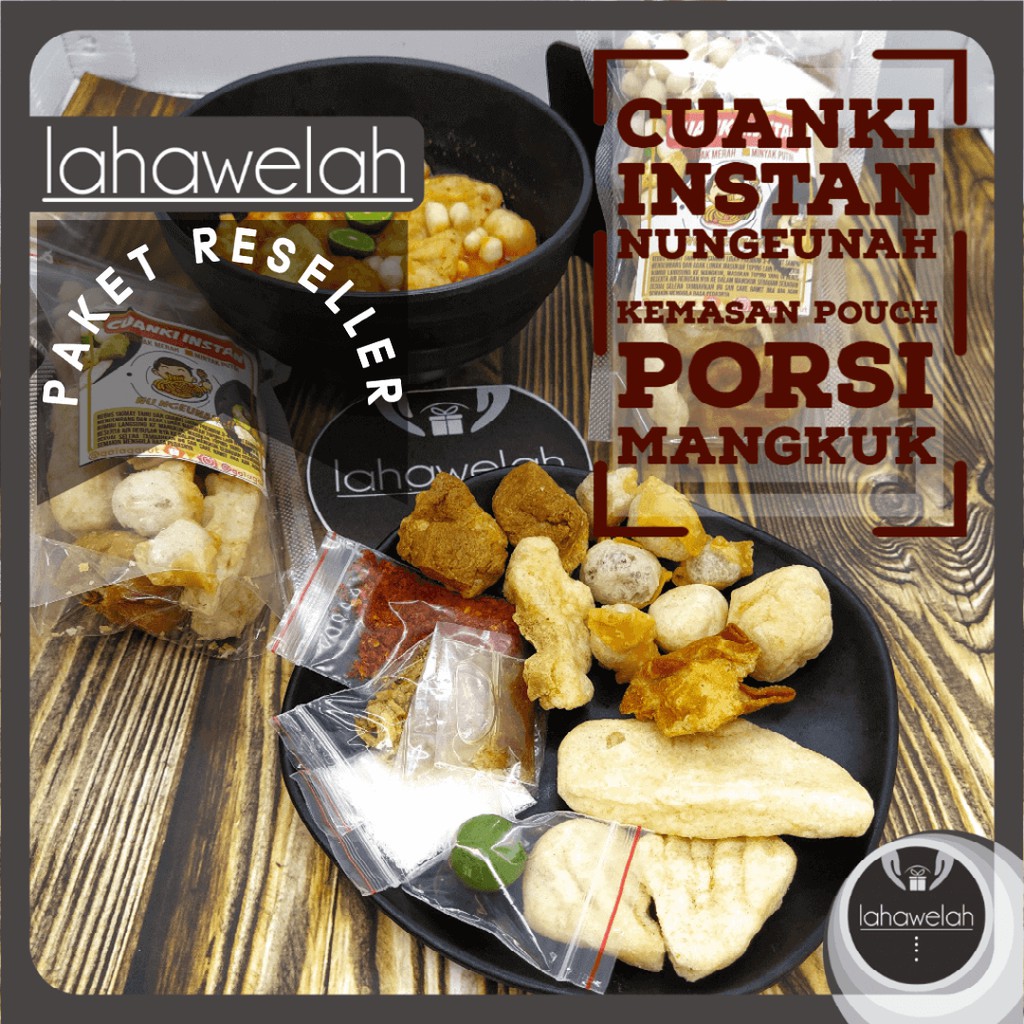 

HARGA RESELLER - 5pcs Cuanki Instan POUCH porsi 1 mangkuk by Lahawelah
