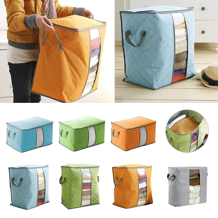 Kantong Organizer Penyimpanan Pakaian Fabric Storage Box - M1466