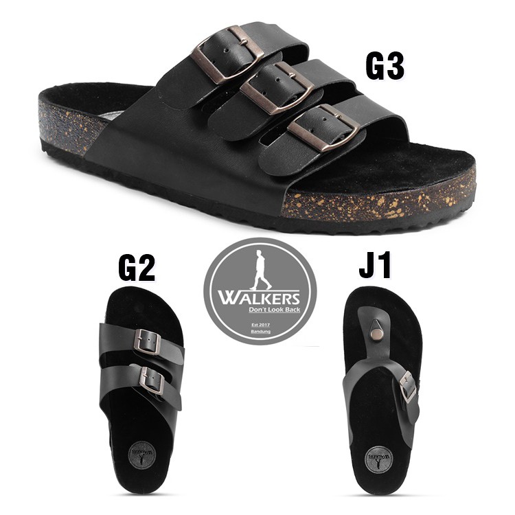  Sandal  Pria  Merk Walkers  Model Brikenstock Sendal Murah 