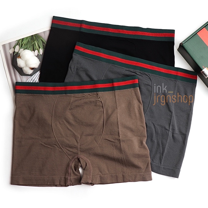 CELANA DALAM PRIA (3 PCS) / CELANA DALAM BOXER PRIA DEWASA / CD SEMPAK PRIA