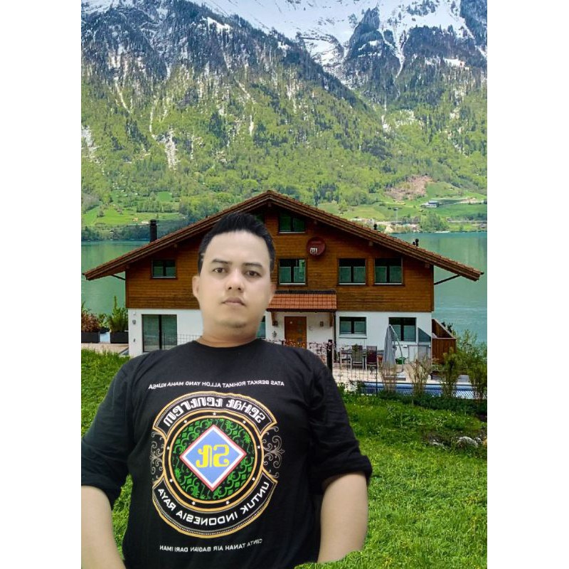 GRATIS ONGKIR KAOS SEHAT TENTREM 100%cotton combed 24s