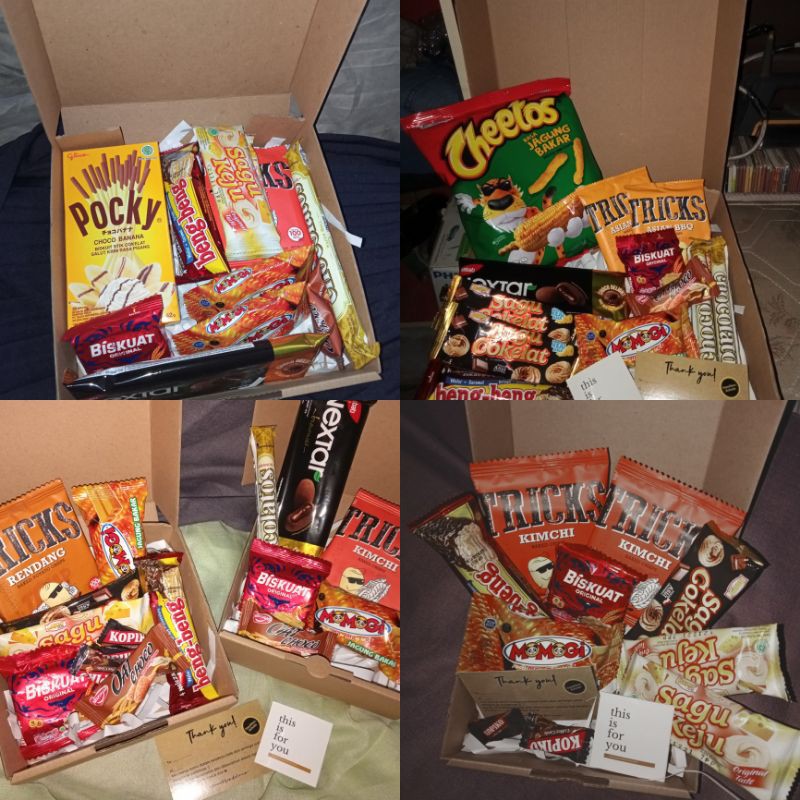 

[READY] SNACKBOX HEMAT/ SNACK BOX MURAH / HAMPERS SNACK / GIFT BOX / SNACK MURAH