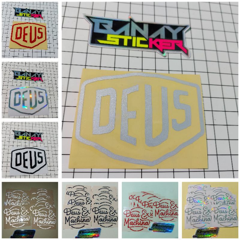 STICKER DEUS CUTTING