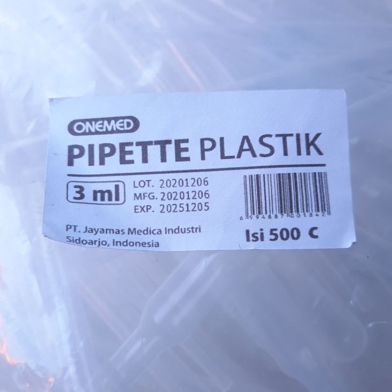 pipet plastik 3 ml &amp; 5 ml Kualitas bagus obat ikan pakan ikan aquarium cupang